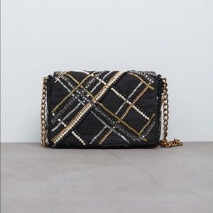 NWT Zara Beaded Evening Bag